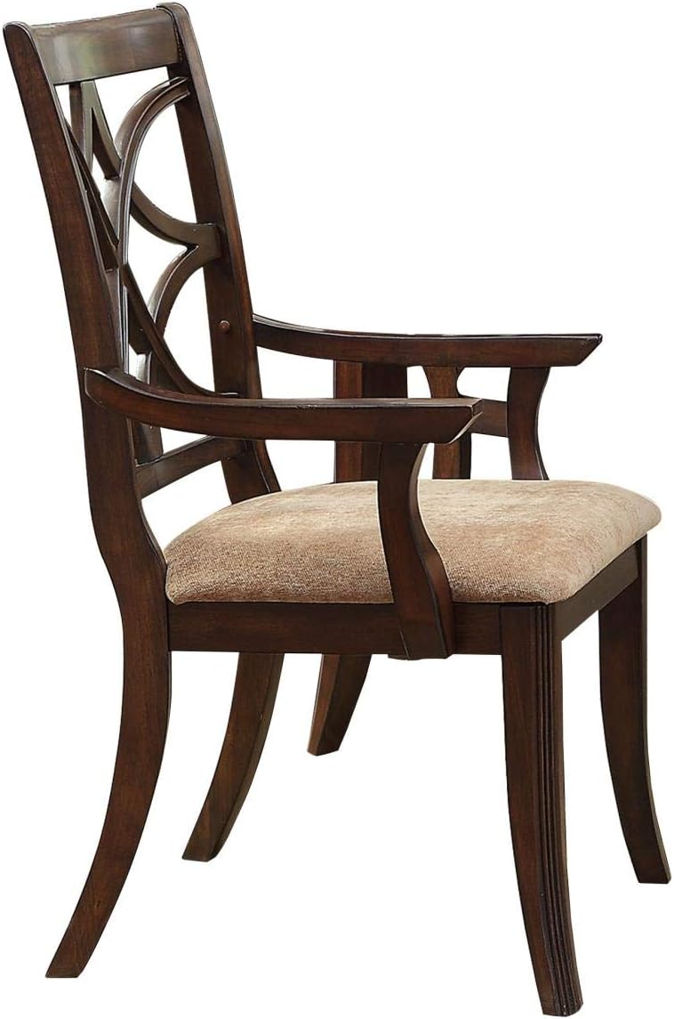 7 Piece Dining Room Set in Brown Cherry X246