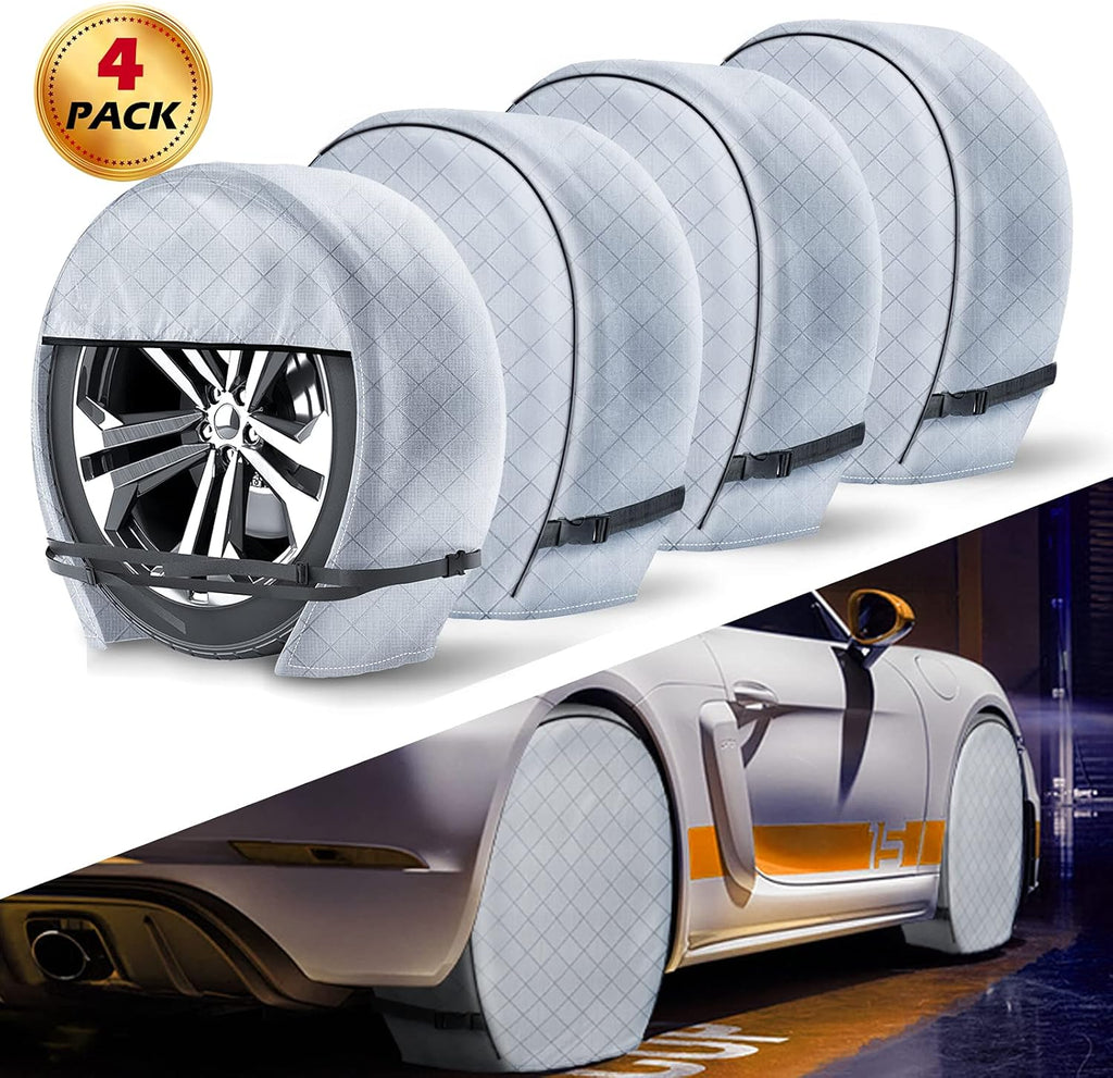 Set of 4 Heavy Duty Vinyl RV Tire Covers M932