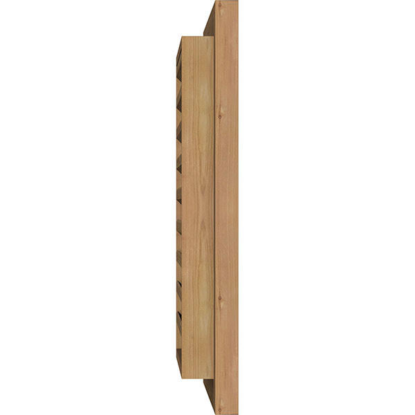 Unfinished Functional Vertical Gable Vent J85871