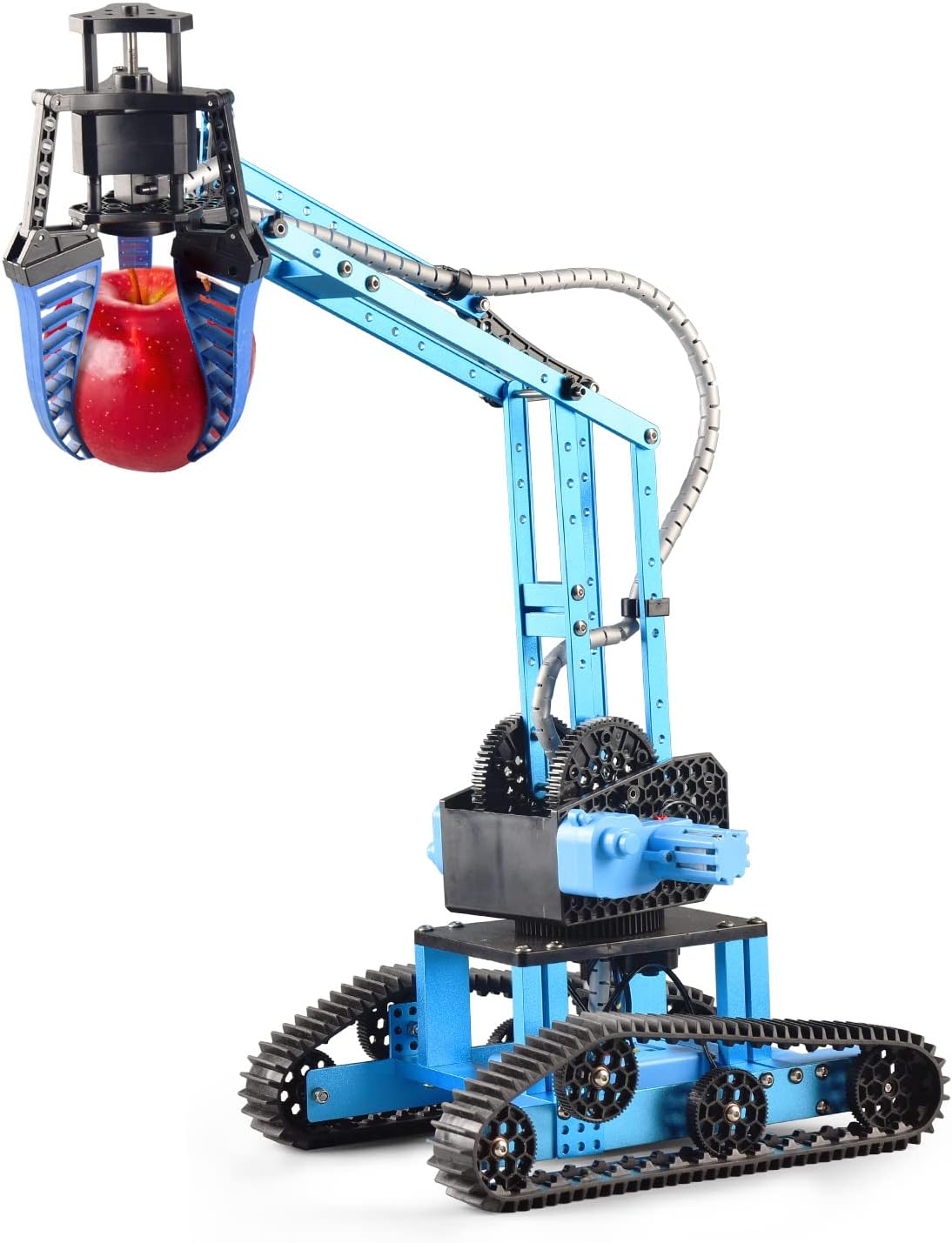 15 Channels 2.4G RC Robot Toy, DIY 151 pcs Take Apart Stem Excavator Toy Electronic Alloy Metal Mechanical Robotic Arm Building Kit K88187