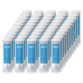50 Pack Activated Carbon Block Water Filter Replacement, 5 Micron E2260