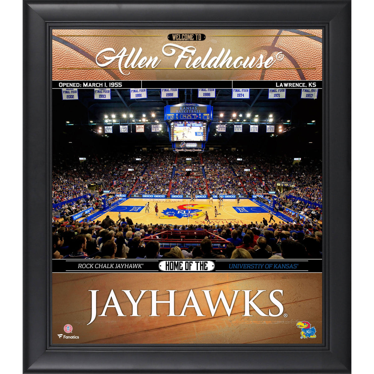 Framed Basketball Welcome Home Collage J657