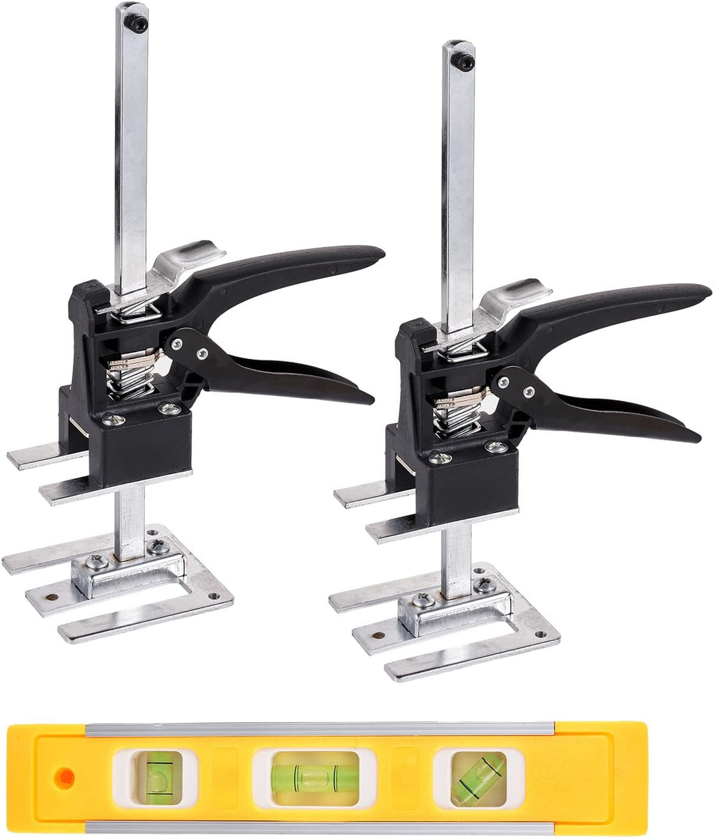 12 Inch Hand Jack Lift Tool with Spirit Level, Pack of 2 V418641