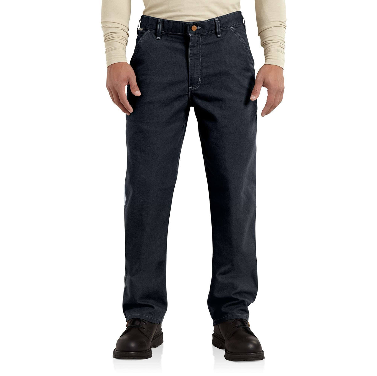 Flame-Resistant Washed Duck Work Dungaree D885183