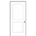 16x22x80x22 Solid Core Primed Molded 2-Panel Archtop Prehung Interior Door E669