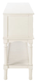 White Wood Console Table with Drawer P73300