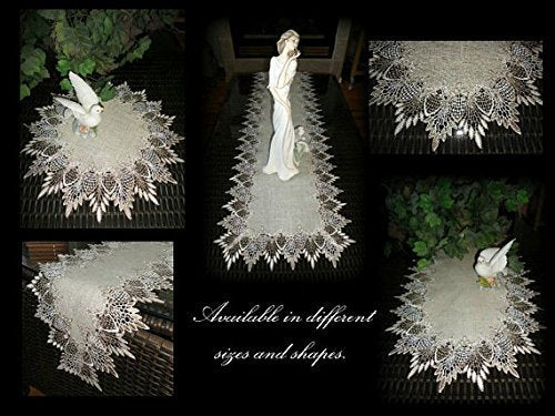 90 Inch Lace Mantel Shelf Scarf Runner K554658