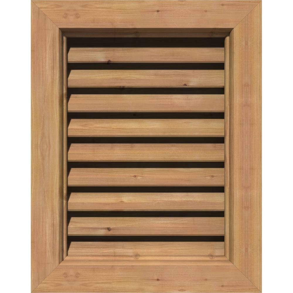 Unfinished Functional Vertical Gable Vent J85871