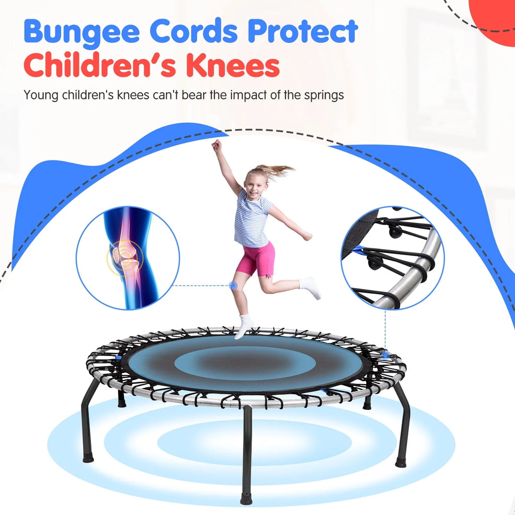 Small No-Gap Trampoline with Basketball Hoop I351