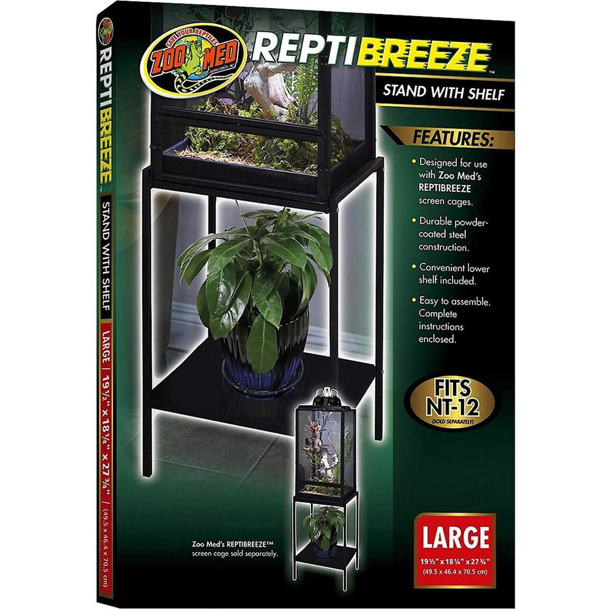 ReptiBreeze Stand with Shelf D8072