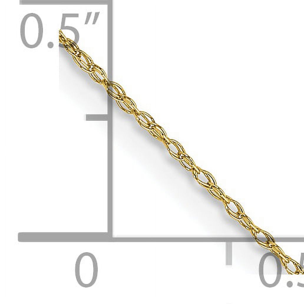 10K Yellow Gold Cable Rope Chain Necklace 16 Inches Y9991