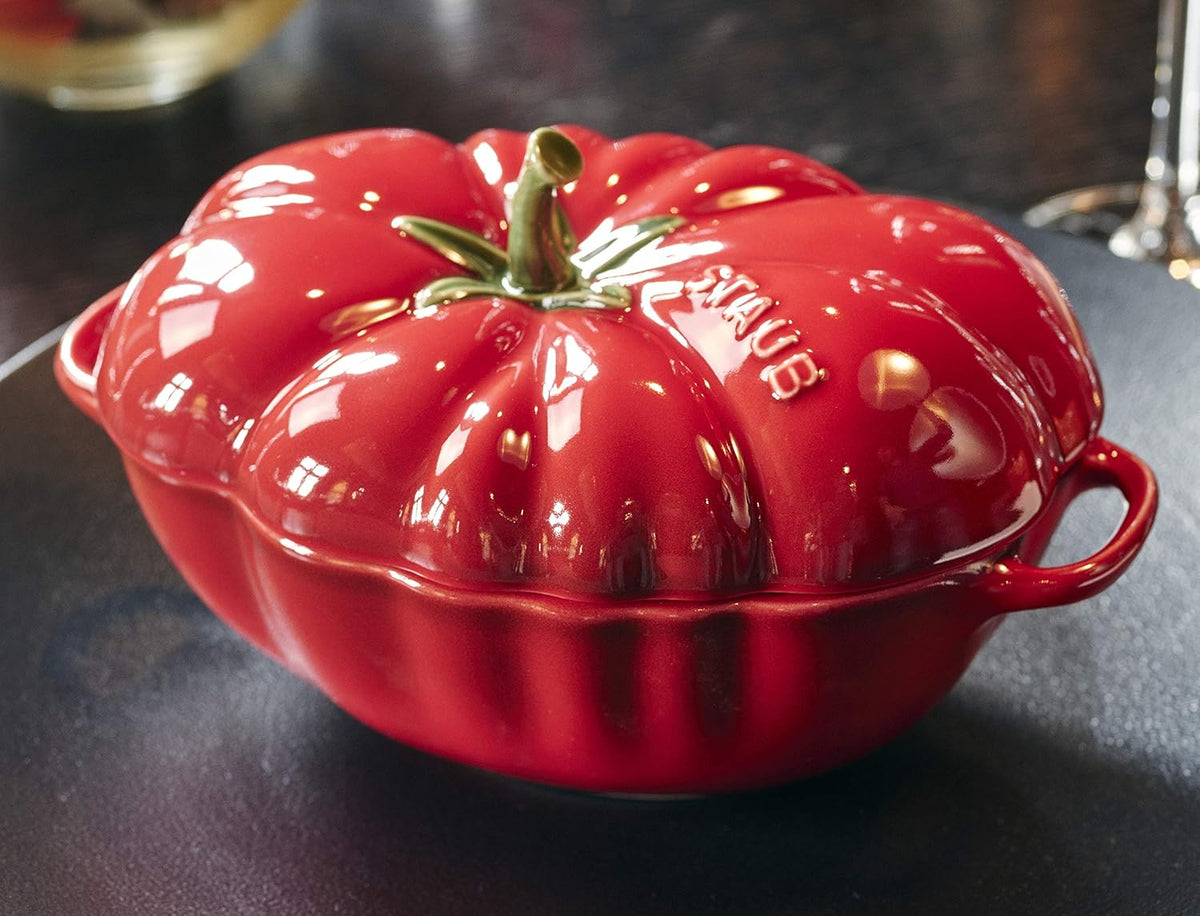 Enamelled Ceramic Tomato Casserole E755