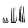 Chrome Pedal Set Black Insert P320