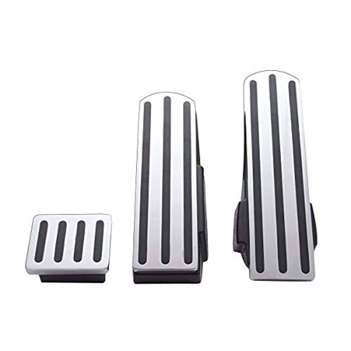 Chrome Pedal Set Black Insert P320