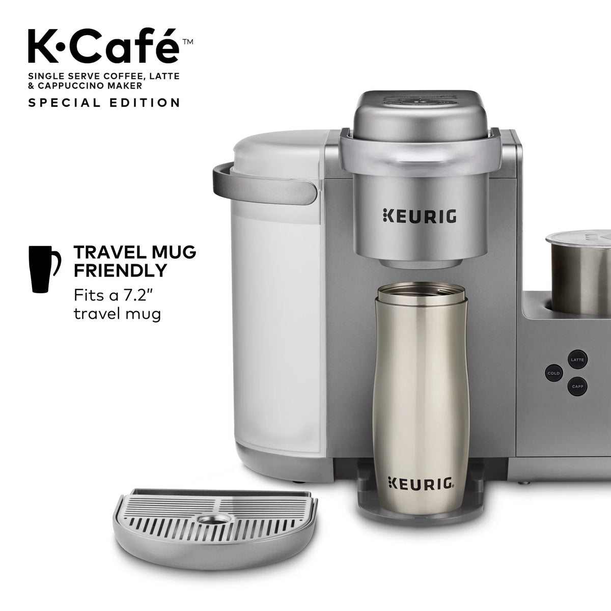 Single Serve K-Cup Pod Coffee, Latte and Cappuccino Maker J102