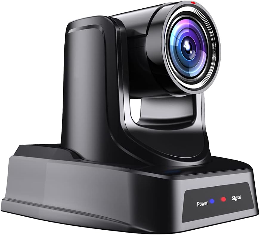 NDI PTZ Camera with HDMI, 3G-SDI and IP Outputs, 20x Zoom, White A9395