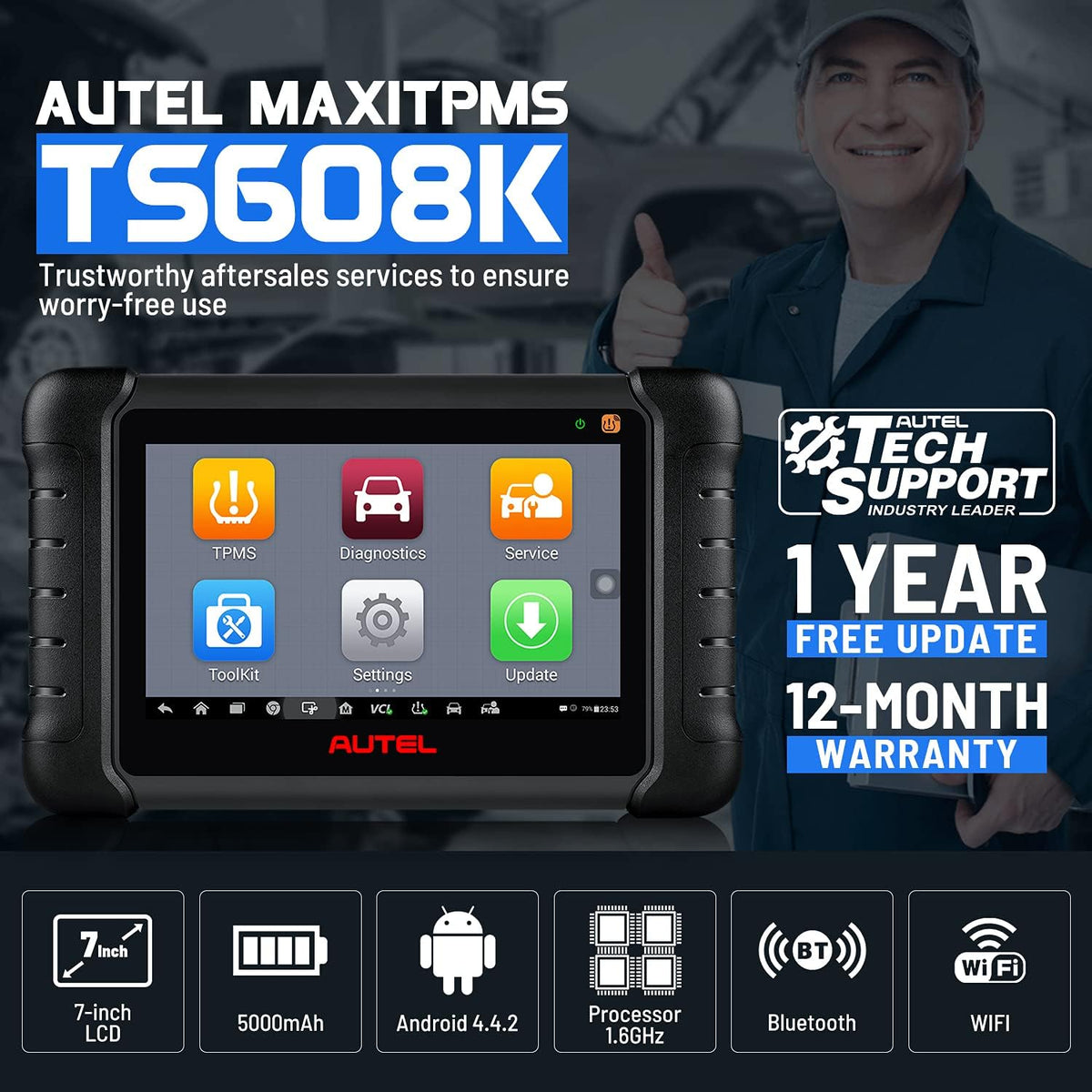 TPMS Programming Scanner with 8pcs 315MHz MX-Sensors C9261
