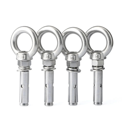 304 Stainless Steel Expansion Eye Bolt M8x70mm 2pcs R820