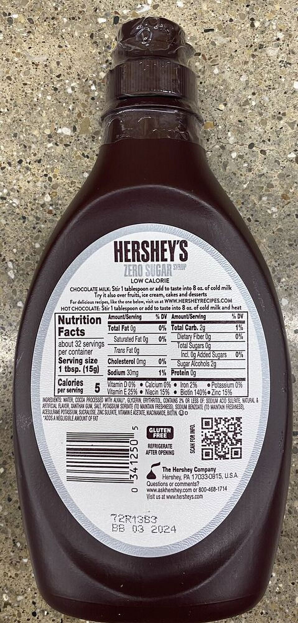 17.5 Oz Zero Sugar Chocolate Syrup N2285