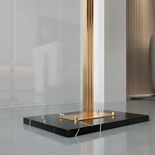 Metal Coat Rack Standing Wrought Iron Hanger Floor-to-Ceiling Simple Hanger L69304