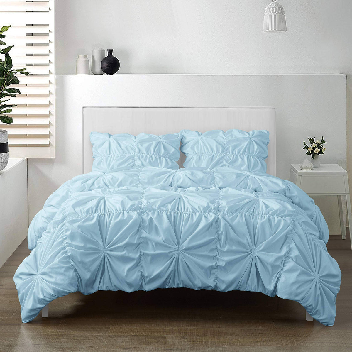 Light Blue King Duvet Cover Set K7672