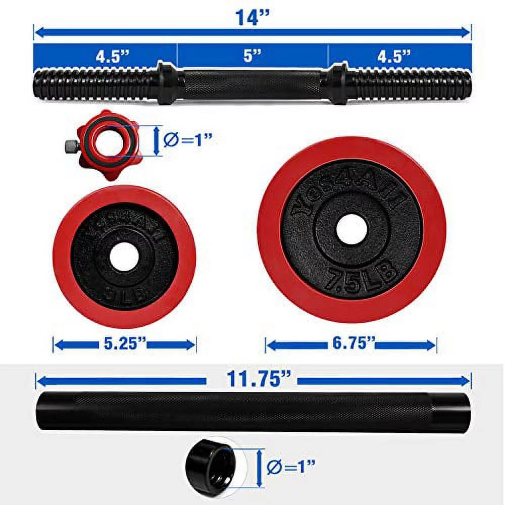 60 lbs Adjustable Dumbbell Set M785659