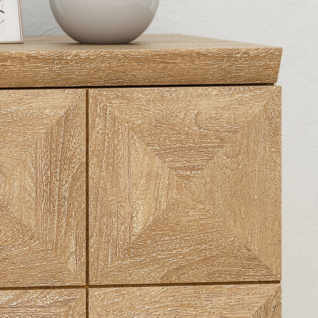 Handcrafted Mango Wood Cabinet D212541