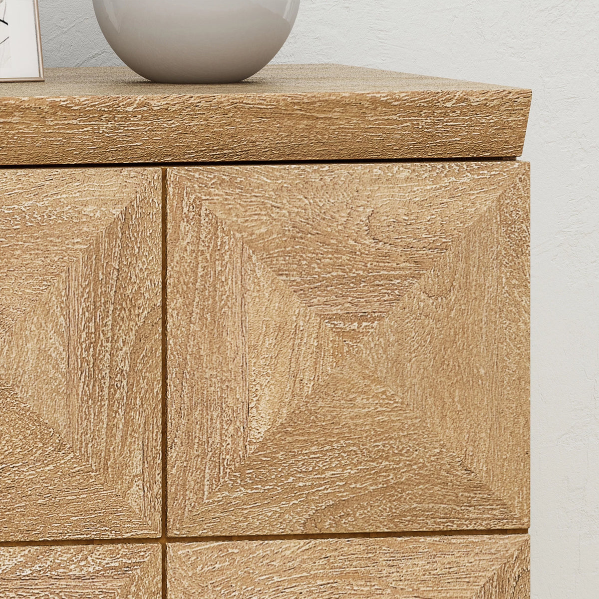 Handcrafted Mango Wood Cabinet D212541