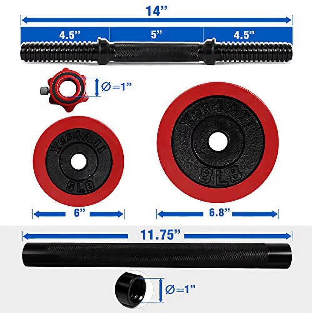 60 lbs Adjustable Dumbbell Set M785659