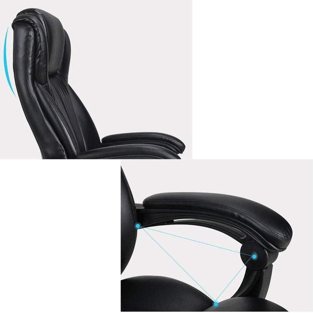 High Back Office Chair with Footrest and Thick Padding Reclining Computer Chair S684
