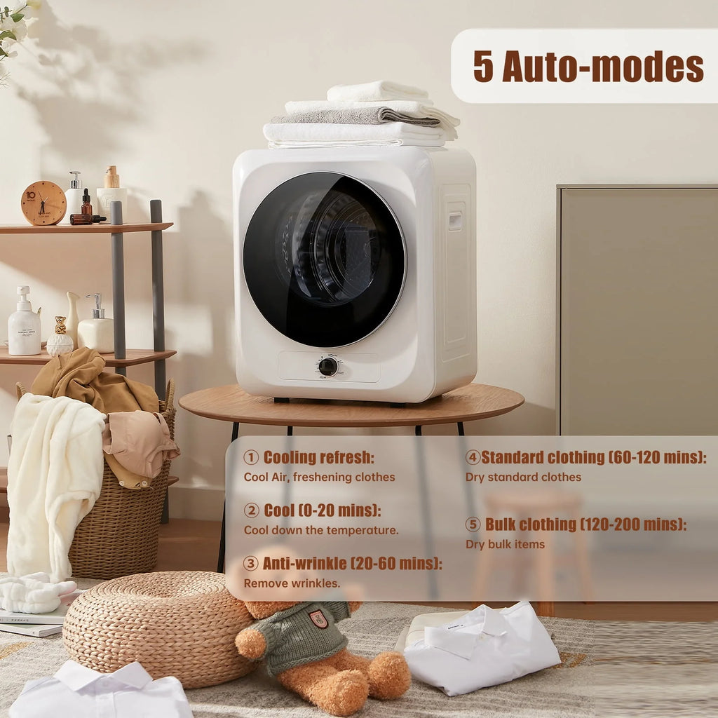 850W 1.6 Cu.ft. Portable Electric Laundry Dryer Y593649