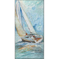 Aqua Boats Sailboats Runner Mat, 58 x 28 in. N69645