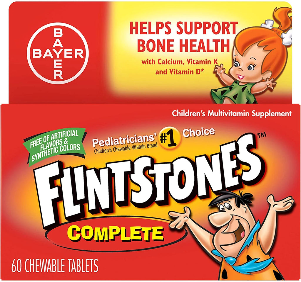 Flintstones Chewable Tablets Complete 60 Ea A356259