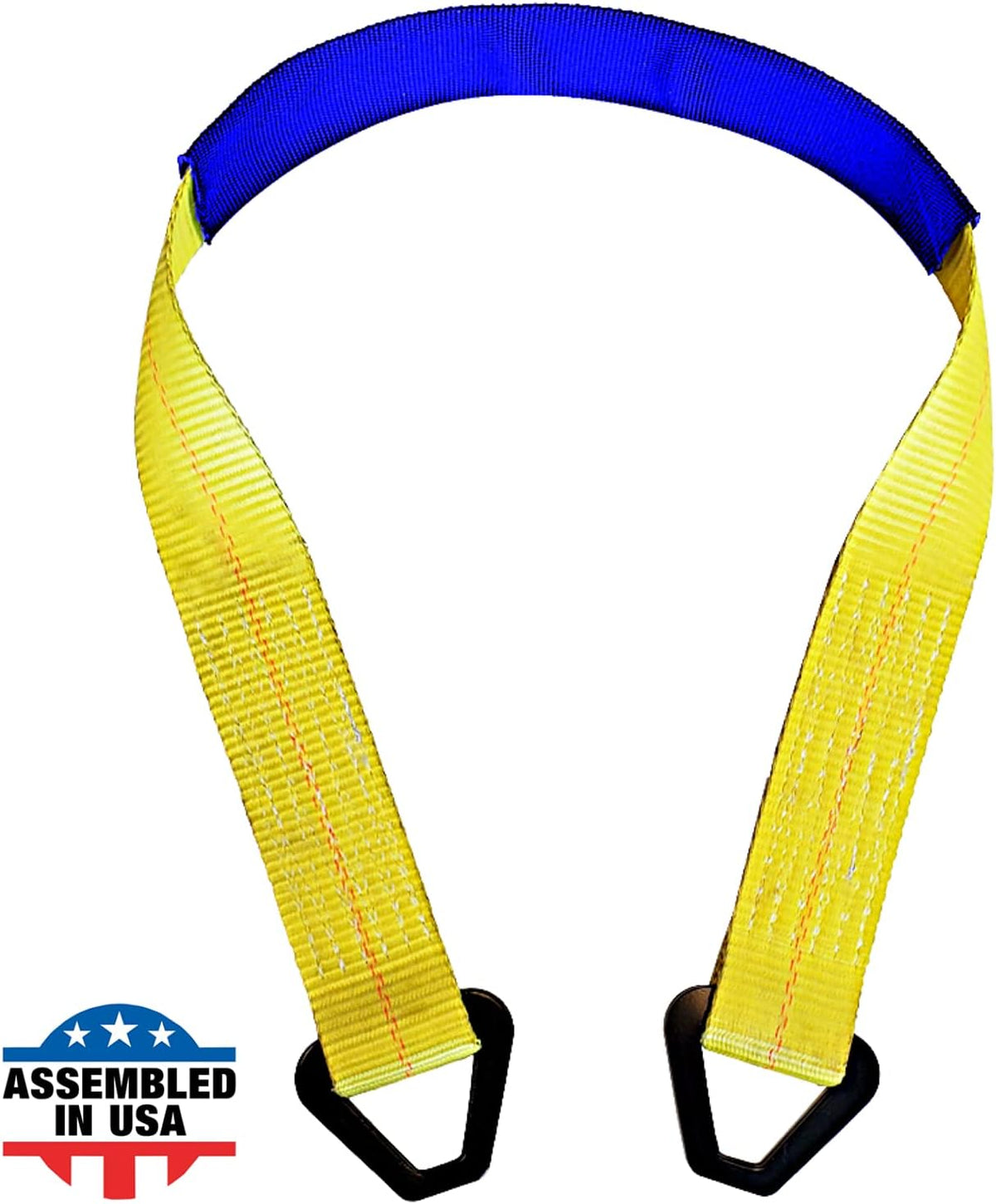 Black Motorcycle Tie Down Axle Straps with Protective Sleeve 12 PK E9735