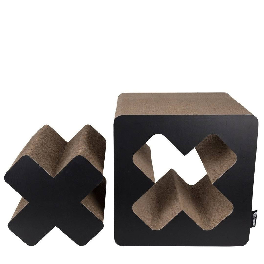 Black Large Cardboard Cat Scratcher Q450