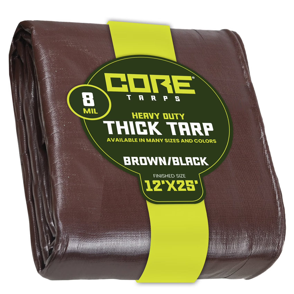 8 Mil Heavy Duty Waterproof Tarp 12′ X 25′Ft Z8800