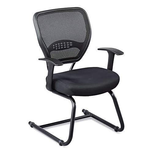 Black Vertical Mesh Back Guest Chair J789