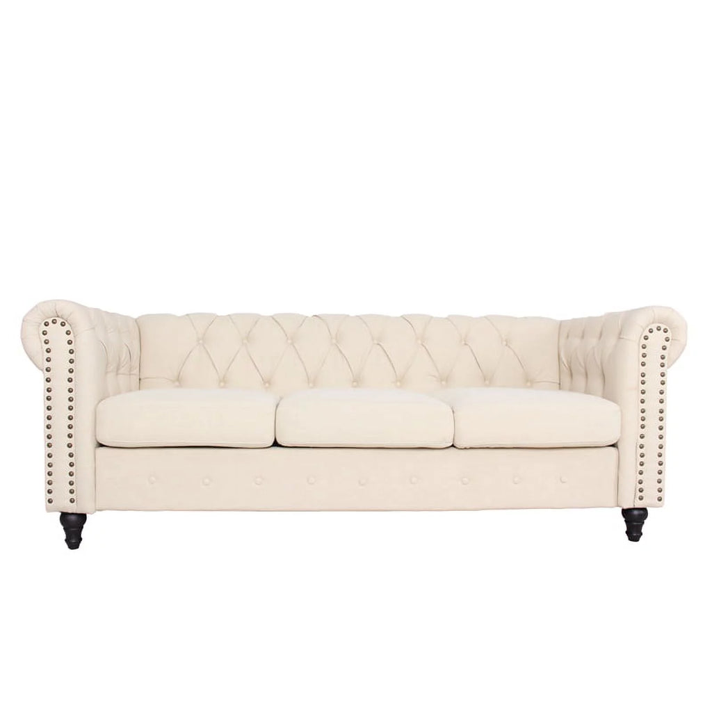 3 Piece Living Room Set with Sofa Loveseat and Accent Chair J60114