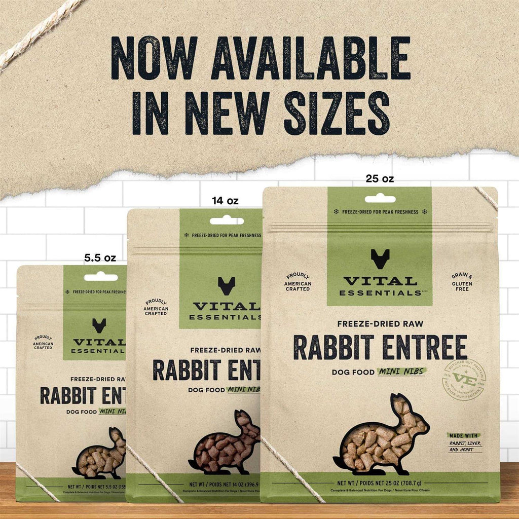 Freeze Dried Raw Rabbit Dog Food L868609