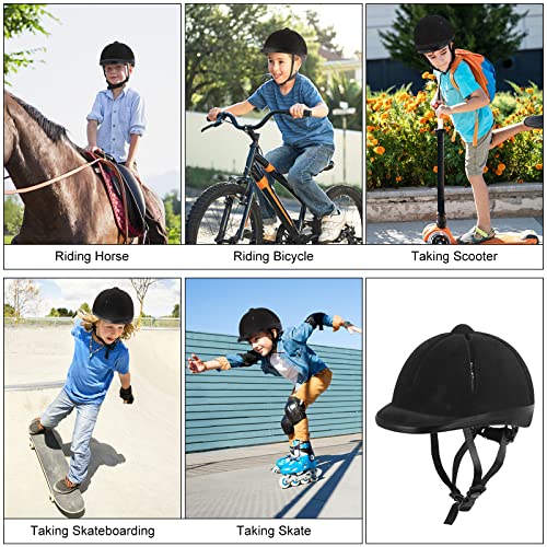 Adjustable Horse Riding Helmet Equestrian Kids Protective Gear Helmet R734747
