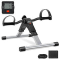Folding Pedal Exerciser Under Desk Bike Pedal Exerciser with LCD Monitor O191637