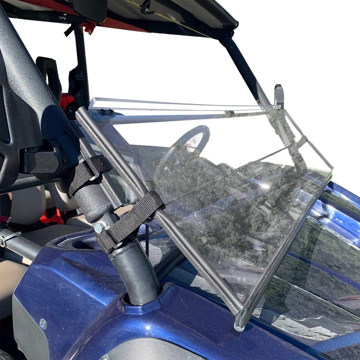 Folding Scratch Resistant Polycarbonate Windshield P452