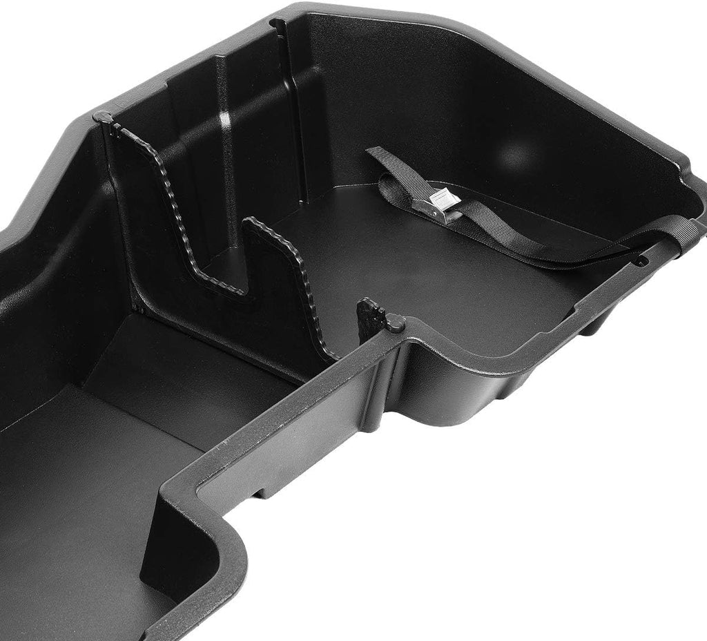 Black Under Seat Storage Box Tool Organizer Tray J4259