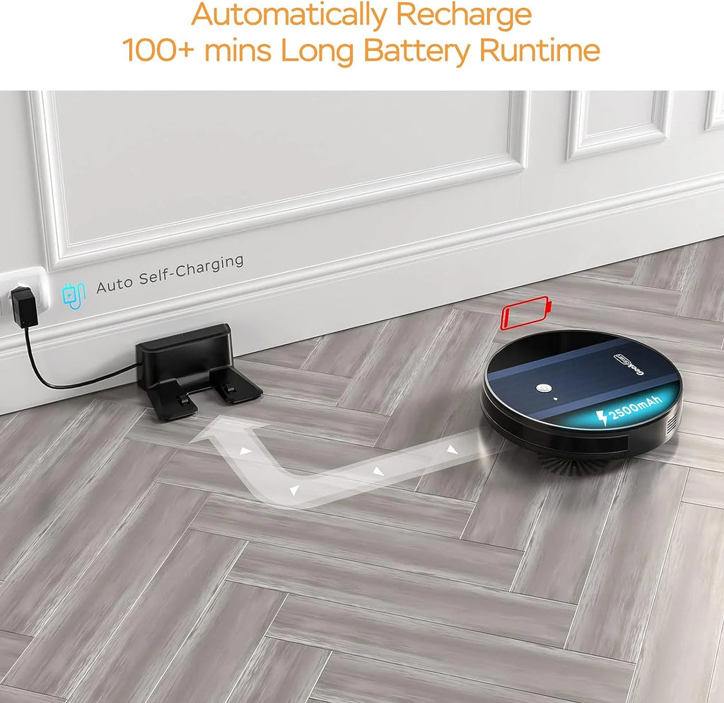 Smart Robot Vacuum Cleaner, Super-Thin, 1800 Pa Suction D74587