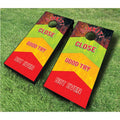 Cornhole Set, Tournament, Red & Yellow Z143