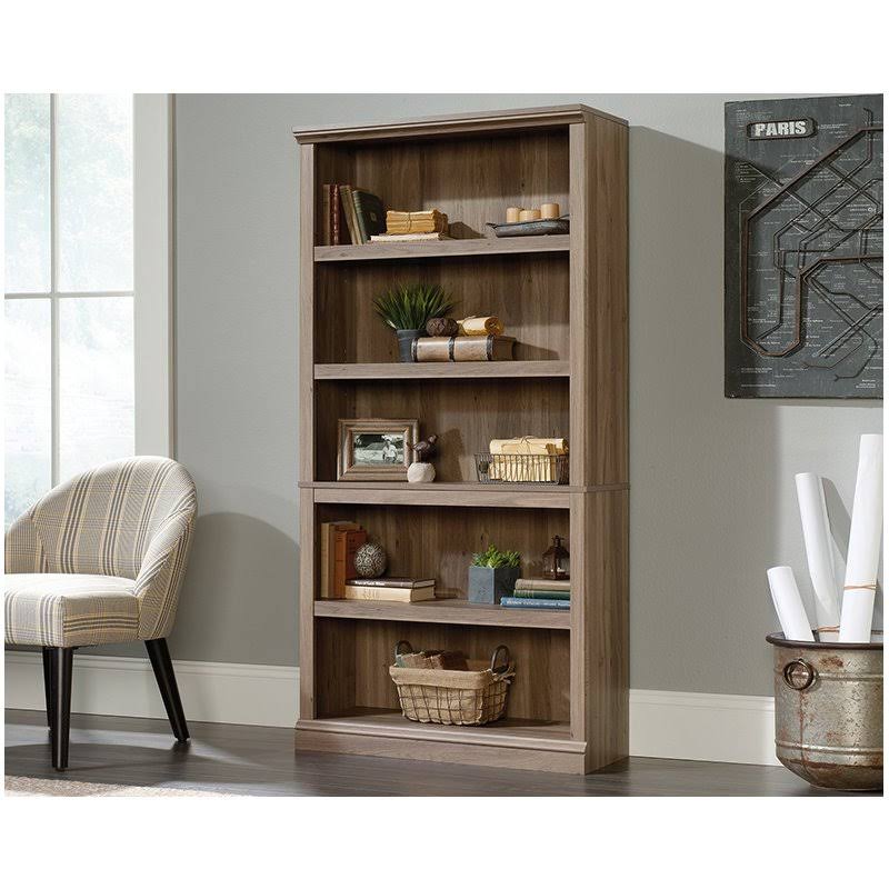 5 Shelf Bookcase in Salt Oak J392