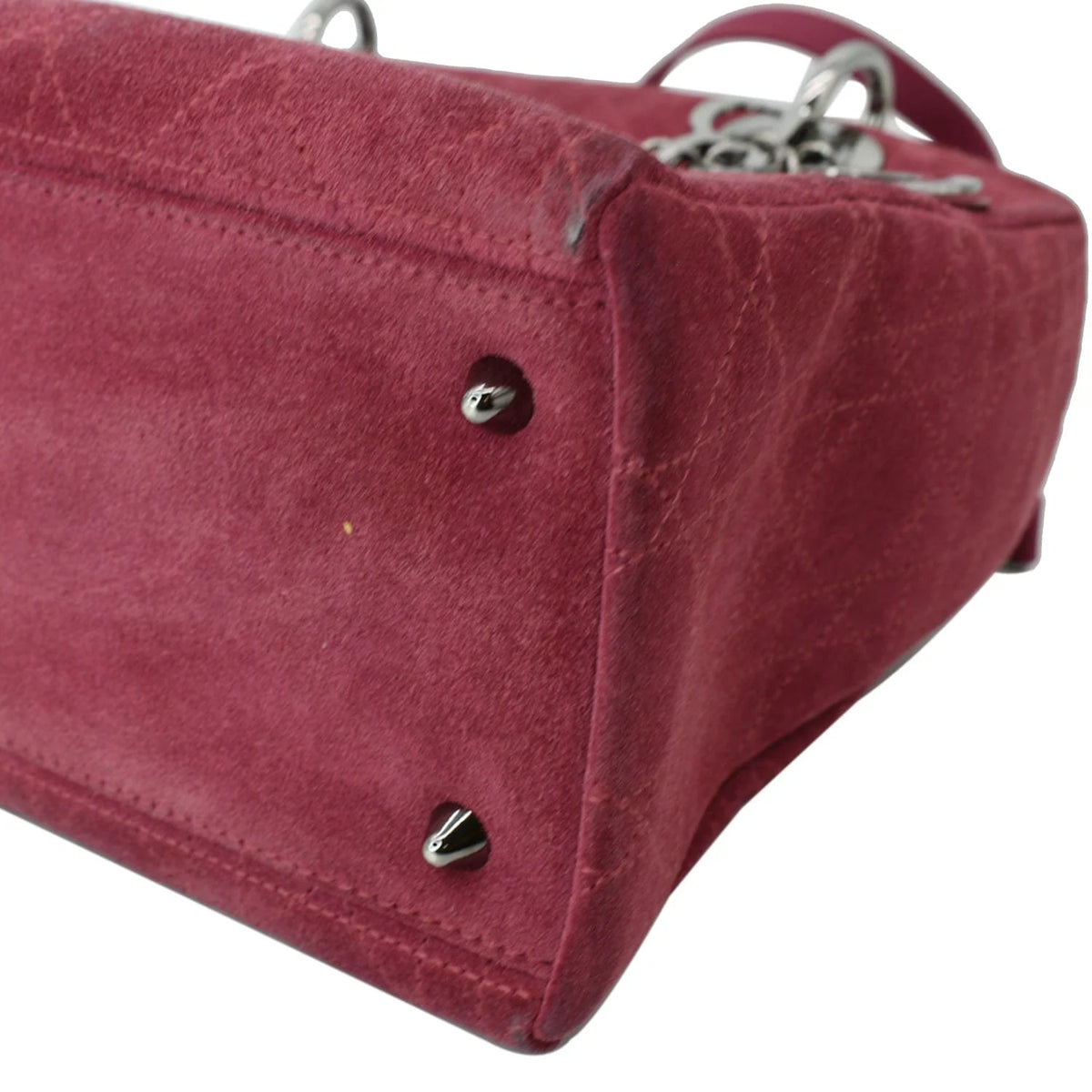 Pre-owned Pink Suede Tote Bag A249234