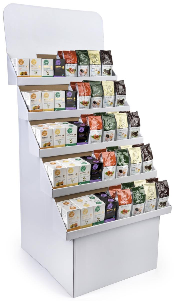 5-Tiered Cardboard Merchandising Rack R3834