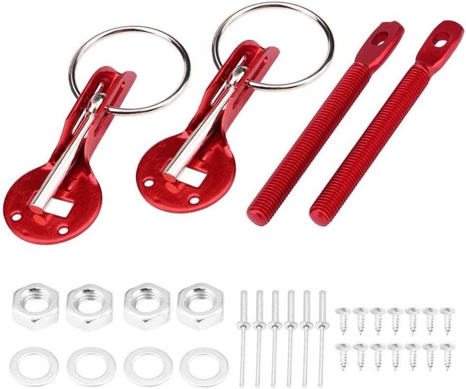 Blue Stainless Steel Hood Pin Lock Latch Kit K36865