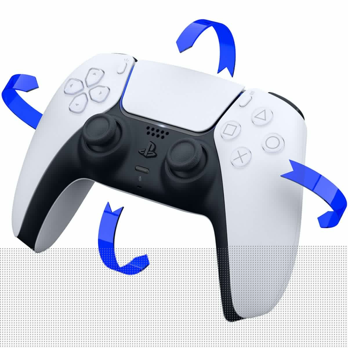 PlayStation 5 Slim Disc 2TB SSD Edition with Two Controllers White and Cosmic Red DualSense and Mytrix Hard Shell Protective Controller Case R5628